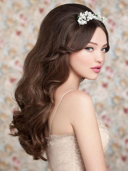 Pictures Wedding Hairstyles For Long Hair Long Wavy Wedding