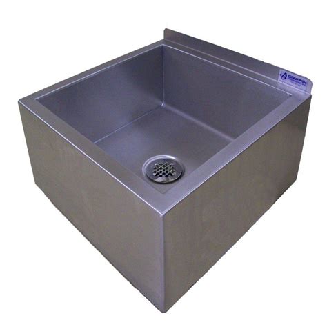 Griffin Products Um Series 23x23 Stainless Steel Floor Mount Mop Sink
