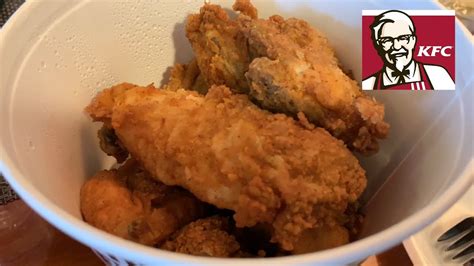 KFC 8 Piece Bucket And 2 Sides Taste Test Review JKMCraveTV
