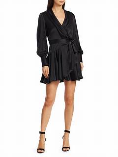 The Little Black Dress Reimagined Zimmermann Silk Dress Stuns