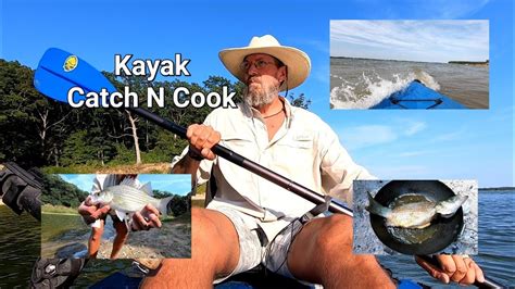 Kayaking Rathbun Lake Catch And Cook Honey Creek Wiper Fishing