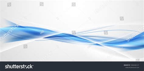 Abstract Gradients Blue Waves Sale Banner Stock Vector Royalty Free