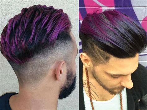 8 Awe Inspiring Ideas For Purple Hair Men Youll Love