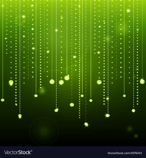 Glowing Green Diamond Background Royalty Free Vector Image