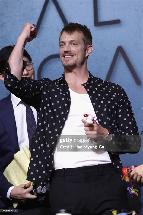 Actor Joel Kinnaman Attends The Press Conference For Netflixs News