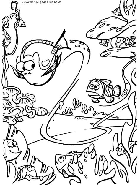 finding nemo coloring pages coloring pages  kids disney coloring pages printable