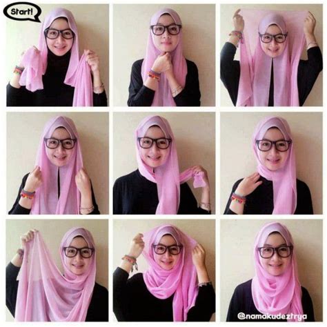 Tutorial Cara Memakai Hijab Pashmina Simple Terbaru