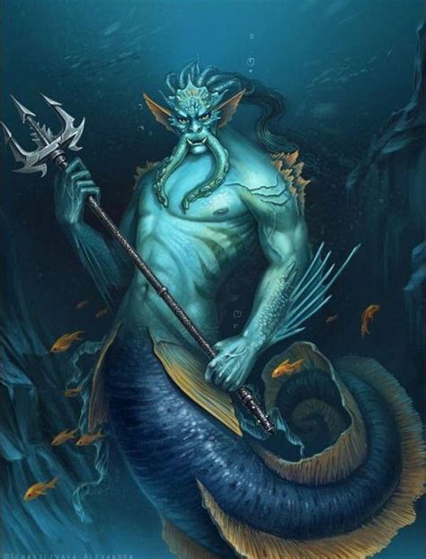Merman Fantasy Mermaids Mermaid Illustration Mermaid Art