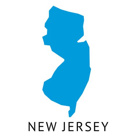 New Jersey Map Png Bild Png All