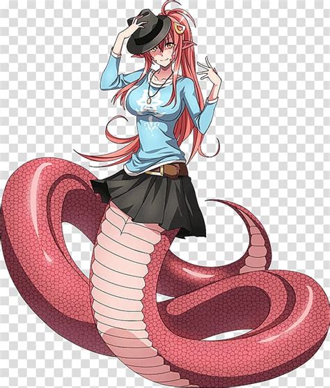 Monster Musume Anime Lamia Harpy Monster Transparent Background Png