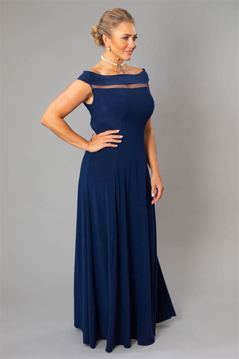 Long Navy Dresses For The Mother Of The Bride Groom Mother Of Groom