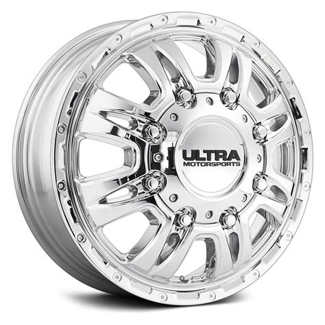Ultra® 049 Predator Dually Wheels Chrome Rims