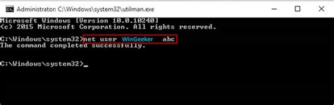 How To Reset Administrator Password Windows 10 Using Command Prompt