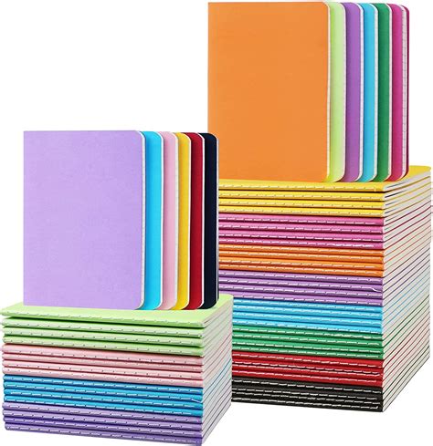 Gwybkq Small Lined Notepads Bulk 60 Pack Mini Journal