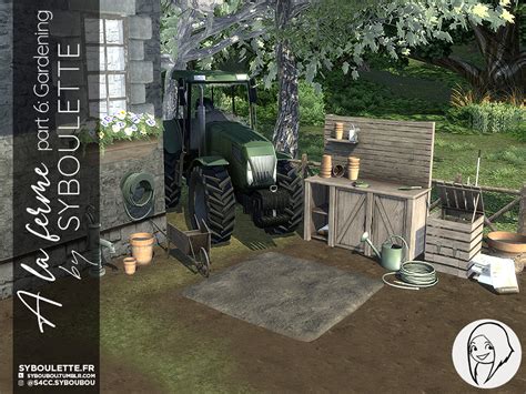 A La Ferme Cottage Gardening Cc Sims Syboulette Custom Content For The Sims Farm Cottage