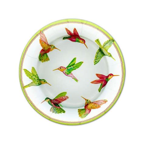 Flying Hummingbirds Dessert Plates Plates Dessert Plate Hummingbird