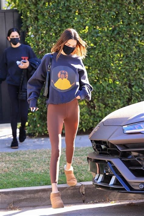 Kendall Jenner Cameltoe On The Walk To Her Urus Photos The