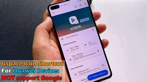 So here's what we are going to do. Gspace Icon Shortcut quickly download apps on Huawei ...
