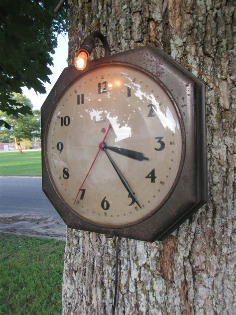Rare Vintage Telechron Lighted Wall Clock Octagon Clock Art Etsy