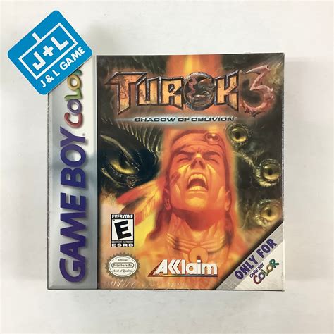 Turok 3 Shadow Of Oblivion Gbc Game Boy Color Jandl Video Games