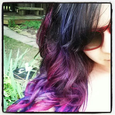It's short, light and easy to manage. Ombré #purplespinks | Hair designs, Long hair styles, Hair ...
