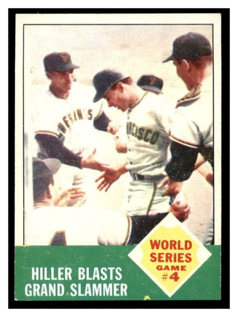 1963 topps 145 world series game 4 chuck scan of card you ll receive con ex mt ebay world