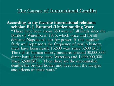 Ppt International Conflict Powerpoint Presentation Free Download