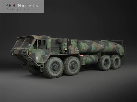 3d Model Of Hemtt M978 Oshkosh Military