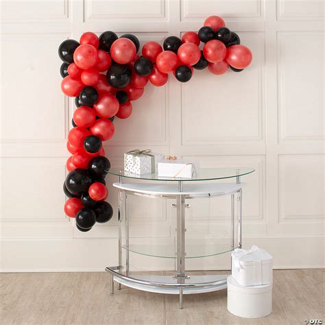 Red Black Latex Balloon Garland Kit Oriental Trading