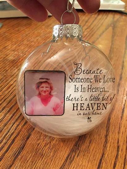 Ornaments Christmas Personalized Memorial Ornament Gifts Clear