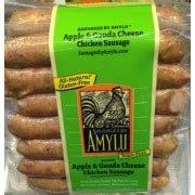 Spicy chicken sausage pasta recipe. Sausages by Amylu Apple & Gouda Cheese Chicken Sausage: Calories, Nutrition Analysis & More ...