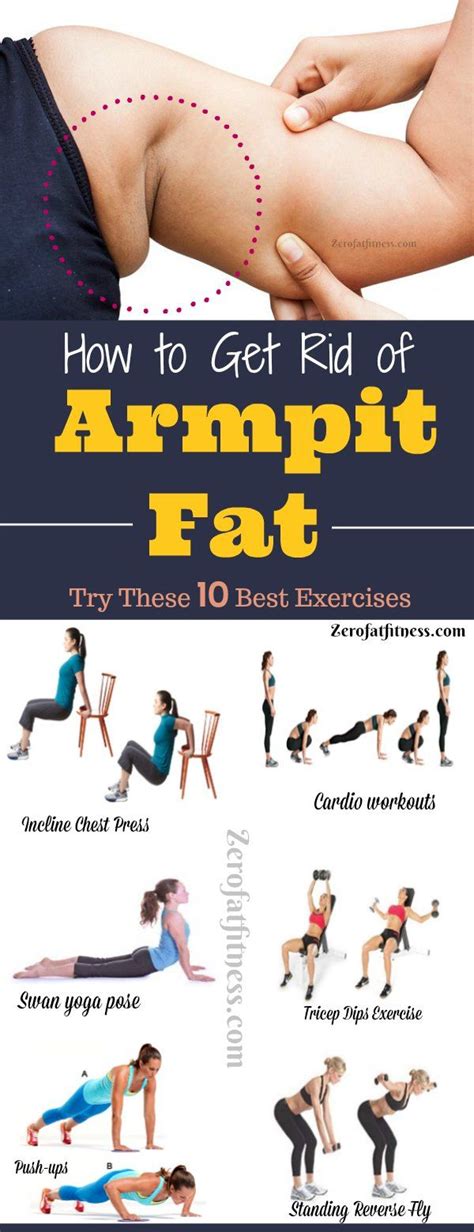 How To Get Rid Of Armpit Fat Try These 10 Best Exercises Zerofatfitness