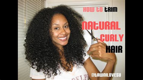 How to get curly hair instantly. Natural Curly Hair | How I Trim My Hair (When Dry and ...