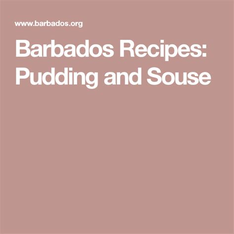 barbados recipes pudding and souse recipe steamed pudding recipe steamed sweet potato recipes