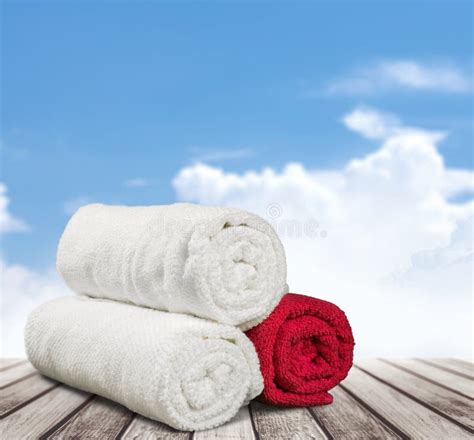 Towels Stock Image Image Of Towels Towel Stack Organization 61560613
