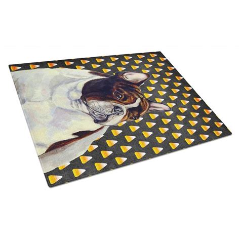 En esta ocasión, la funda está hecha con tela japonesa (de kokka) rosa y estampada con distintos bulldogs franceses en blanco y negro. Caroline's Treasures French Bulldog Candy Corn Halloween ...