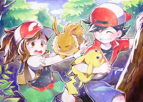 Pikachu Eevee Elaine And Chase Pokemon And More Drawn By Kipam
