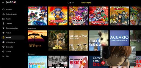 Pluto Tv La Nueva Plataforma Para Ver Animes Películas Y Series De