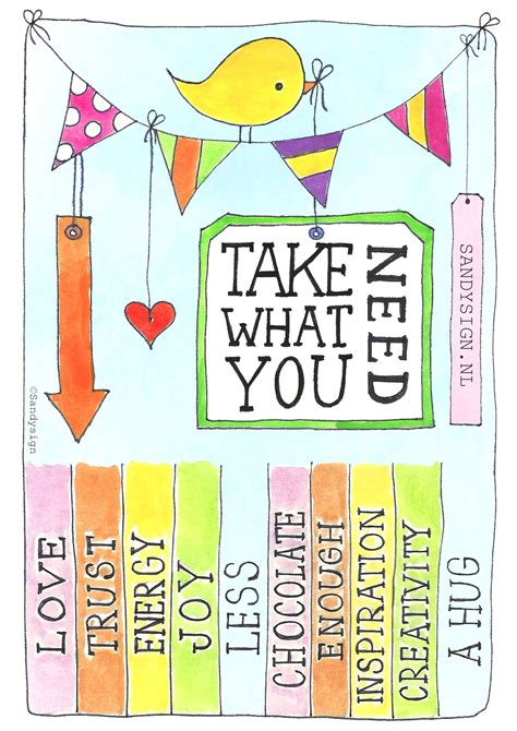 Home → free resources → take what you need poster. Pin on Postivity