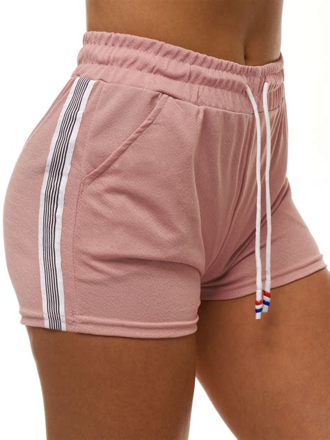 Womens Sweat Shorts Light Pink Ozonee Js1023b16b Mens Clothing