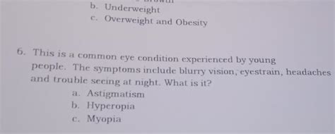 6 This Is A Common Eye Condition Experienced By Young People The
