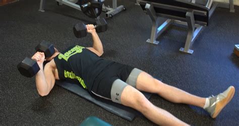 How To Dumbbell Floor Press Ignore Limits