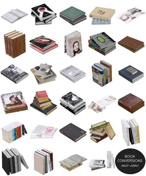 The Best Book Conversions By Miosims Sims 4 Sims Sims 4 Collections