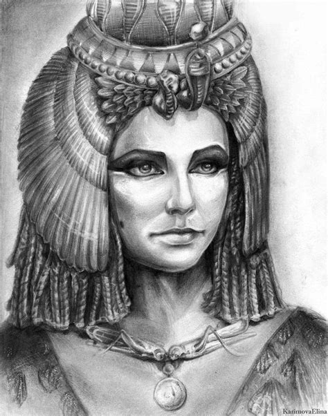 Cleopatra By Gabriellegrotte On Deviantart Cleopatra Greek Drawing Drawings