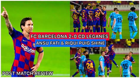 En vídeo, leo messi se muestra satisfecho con el trabajo de su equipo.foto: FC BARCELONA 2-0 CD LEGANES | ANSU FATI, LIONEL MESSI ...