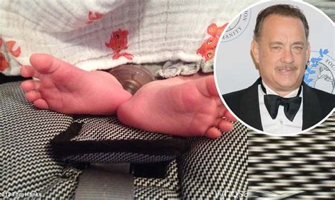 Tom Hanks Shows Off His Adorable Granddaughter To The World Well Her Feet At Least Daily