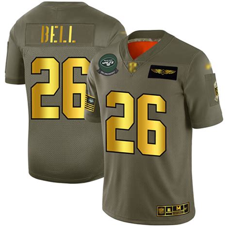 100% stitched authentic nfl jerseys from cheap jerseys china store and nba mlb nhl ncaa jerseys wholesale with free shipping now. Discount Men\'s New York Jets #26 Le\'Veon Bell Camo Gold ...