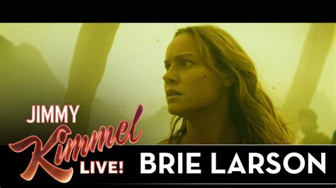 Brie Larson On Shooting Kong Skull Island Youtube