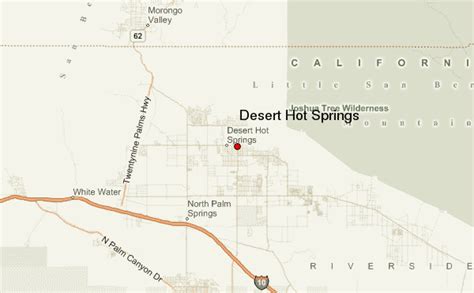 Desert Hot Springs Old Map
