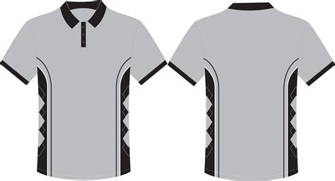 Polo Shirt Template T Shirt Polo Templates Design Uniform Front And Back View Jersey Mockup